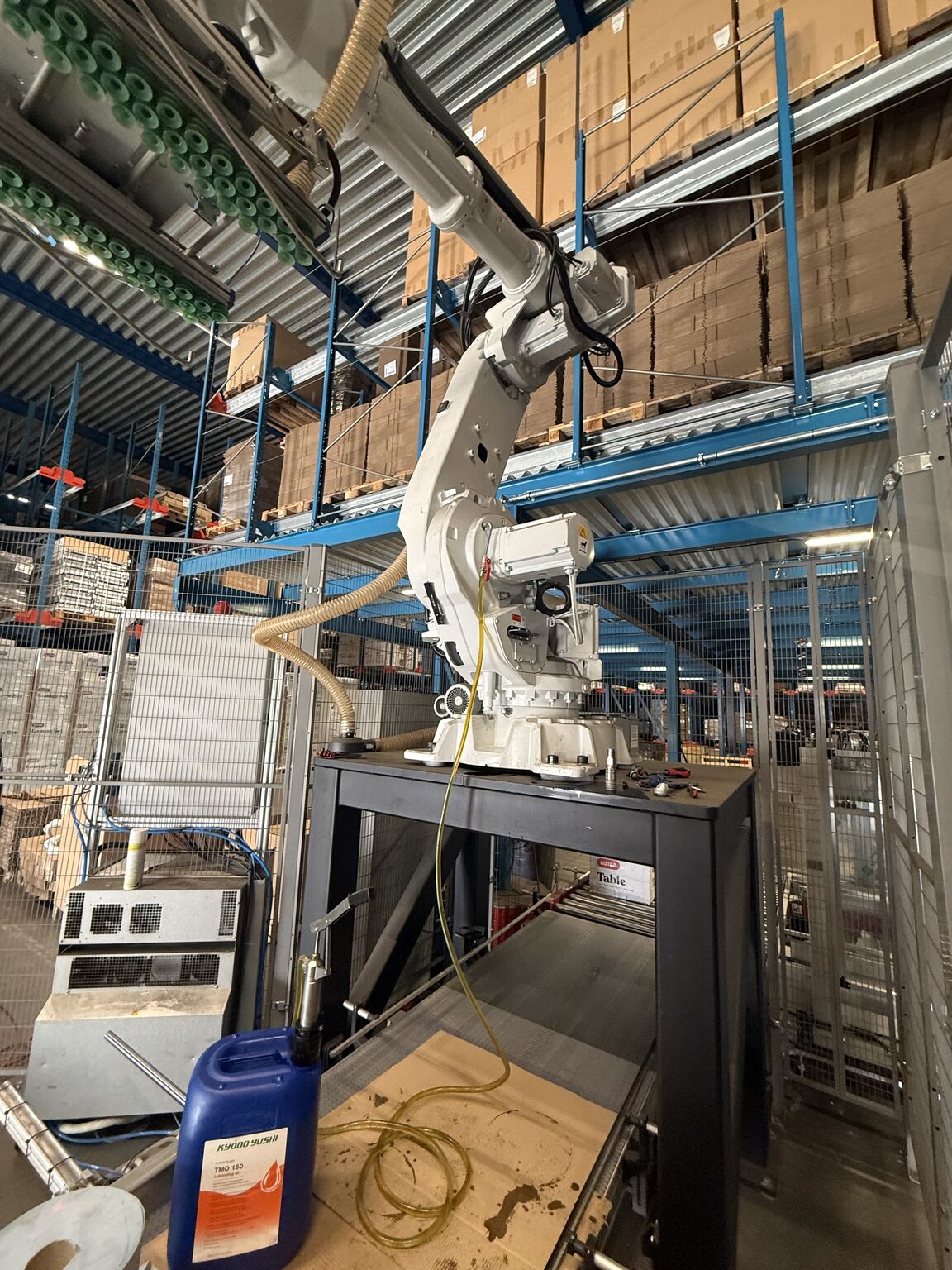Service en onderhoud aan industriële robots